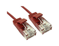 3m Slim Economy 6 Gigabit Patch Cable Patch Cable - Red