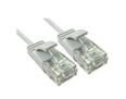 0.25m Slim Economy 6 Gigabit Patch Cable Patch Cable - White