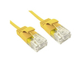 0.25m Slim Economy 6 Gigabit Patch Cable Patch Cable - Yellow