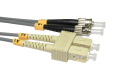 1m Fibre Optic Cable ST-SC 62.5/125 OM1