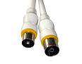 Techlink 643117 7.5m White TV Aerial Cable