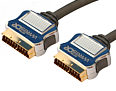 Techlink 680180 1.5m Scart Lead Gold Plated OFC Wires CR Range