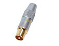 TV Aerial Plug HQ Gold Plated Connector Metal Body