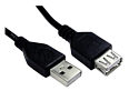USB Extension Cable USB 2.0 Type A Male to Female, 0.5m