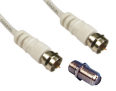 3m White Sky Virgin Media Extension Cable F-Type