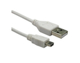 1m USB2.0 Type A M to Mini B M Cable White